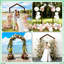 116cm W x 110cm D Solid Wood Arbour in Brown