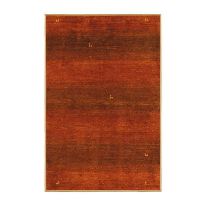 Tapis contemporains jaunes lavables à la machine 2794, Rectangle 8 pi x 10 pi