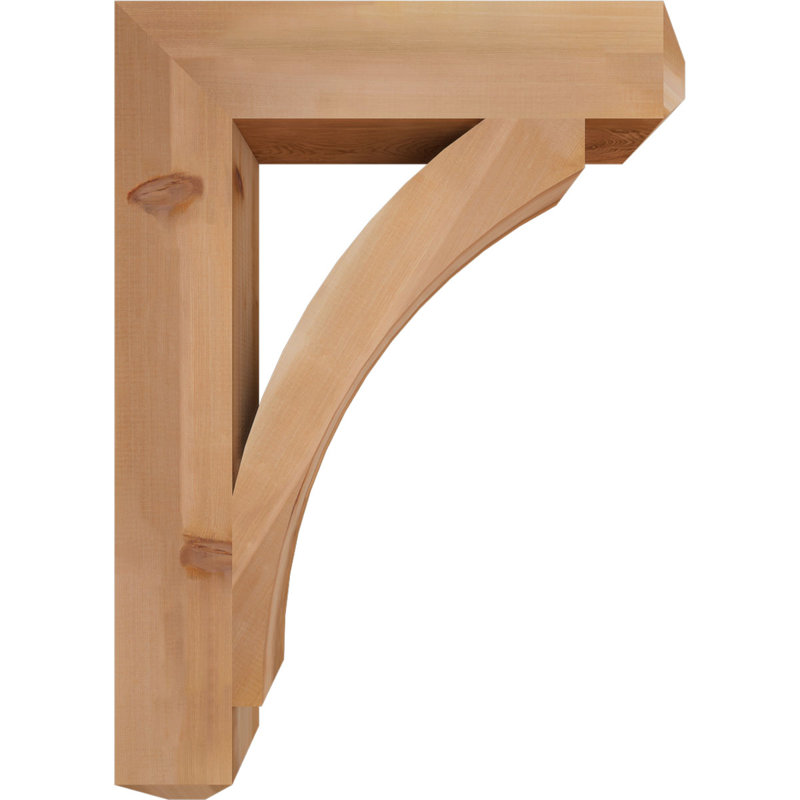 Support pour artisan Thorton, Cèdre rouge de l'Ouest (lisse), H 42 po x l 6 po x P 30 po