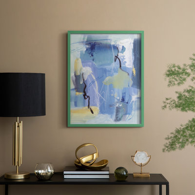 «The Whispering Sea I», reproduction encadrée - bois massif