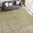 Machine Washable Indoor/Outdoor Chantille ACN2324 Ikat Rug-1032731501