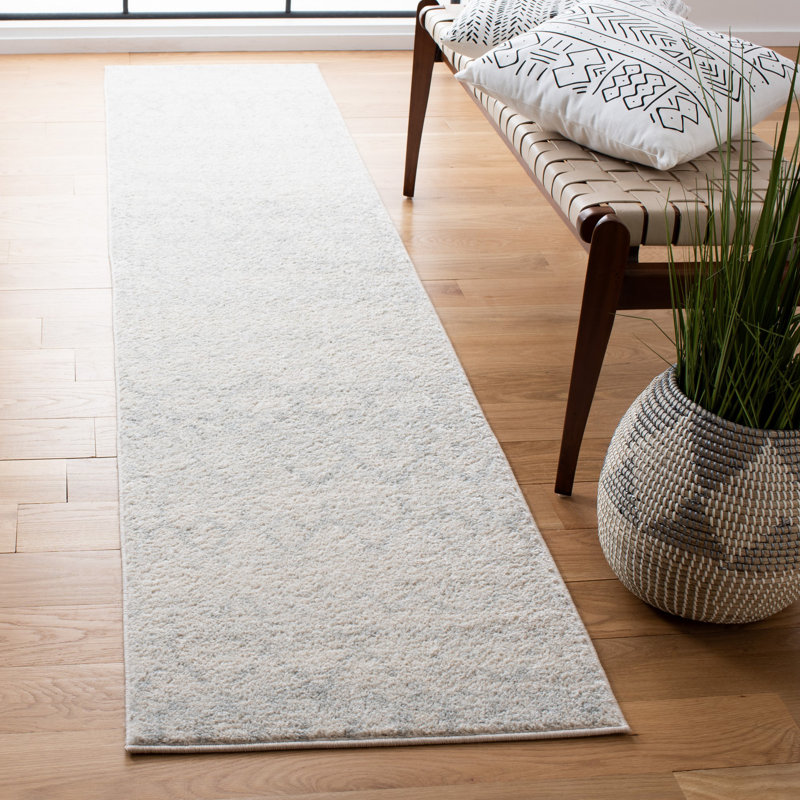 Denton Performance Geometric Area Rug, Tapis de couloir 2 pi x 9 pi