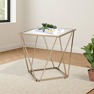 Table de bout à miroir Elegant Ash