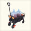 Mini chariot de plage pliable