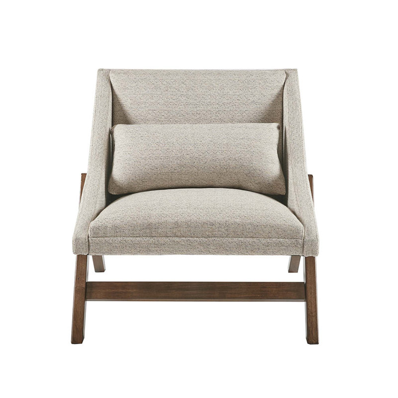 Chaise rembourrée, chaise d'appoint avec cadre en bois pour le salon