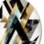 Art mural Triangle Art déco-88628458
