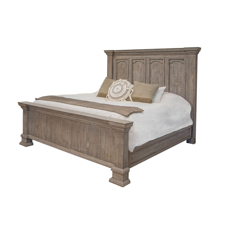 Tower Solid Wood Standard Bed, King