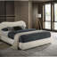 Lit plateforme avec tête de lit tapissier et rangement pour chambre à coucher-967284213-967284215