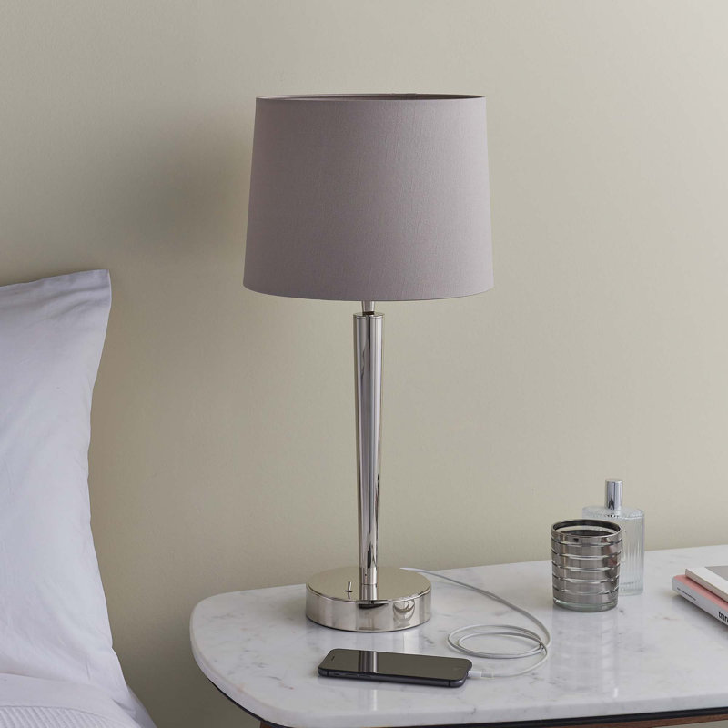 Masonic Metal Table Lamp