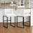 Faux Leather Upholstered Counter Bar Stool (Set of 2)-1244846697-1244729695