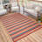 Striped Orange/Red Outdoor Area Rug-1640741516-1617558281