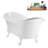71" Streamline Clawfoot Tub,Tray,Drain and Clawfeet-101628947-102360905