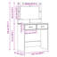 Set Of 2 Engineered Wood Dressing Table-1959004780