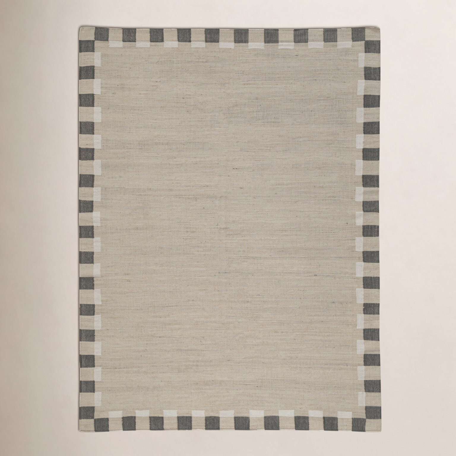 Heidi Checkered Flatweave Jute Rug, Green, 8'9x11'9