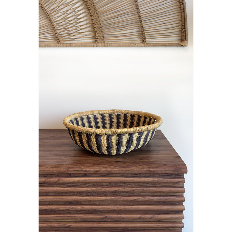 Panier à plateau tissé à la main