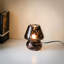 Lampe arquée en verre / métal Kashana