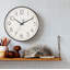 Acctim Earl Wall Clock Non-Ticking Sweep Retro Design Quartz 25cm-68286652