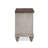 Gurkamal Wood 2-Drawer Nightstand, Mocha Brown-775979350