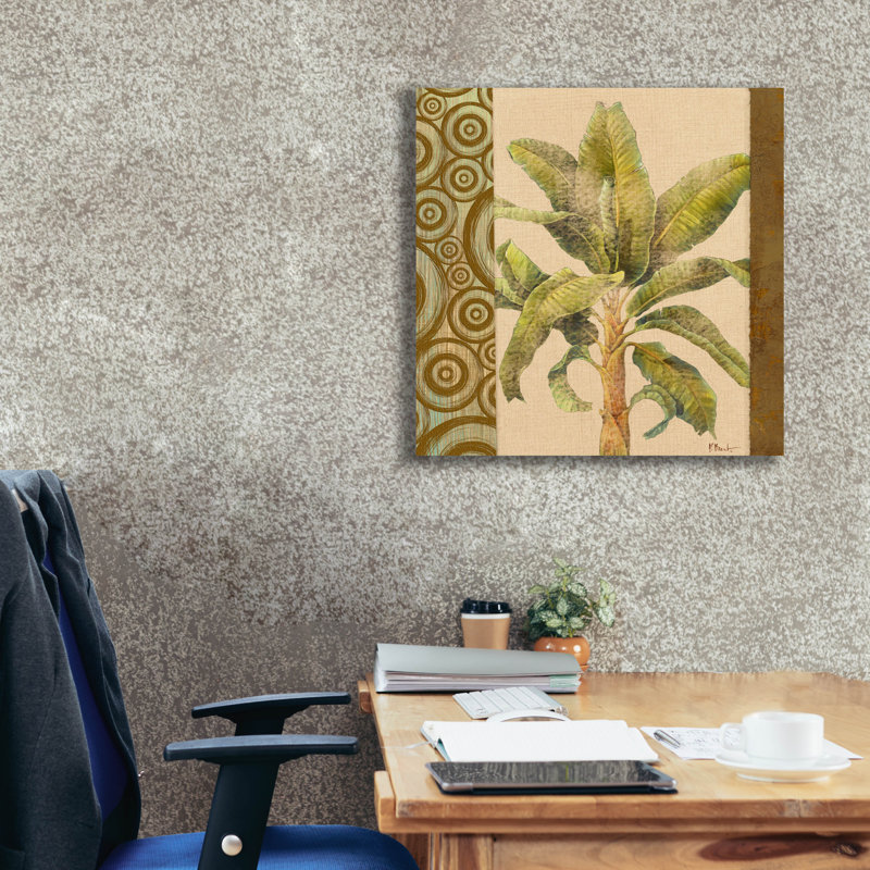 «Parlor Palm I» par Paul Brent, H 26 po x l 26 po x P 1,5 po