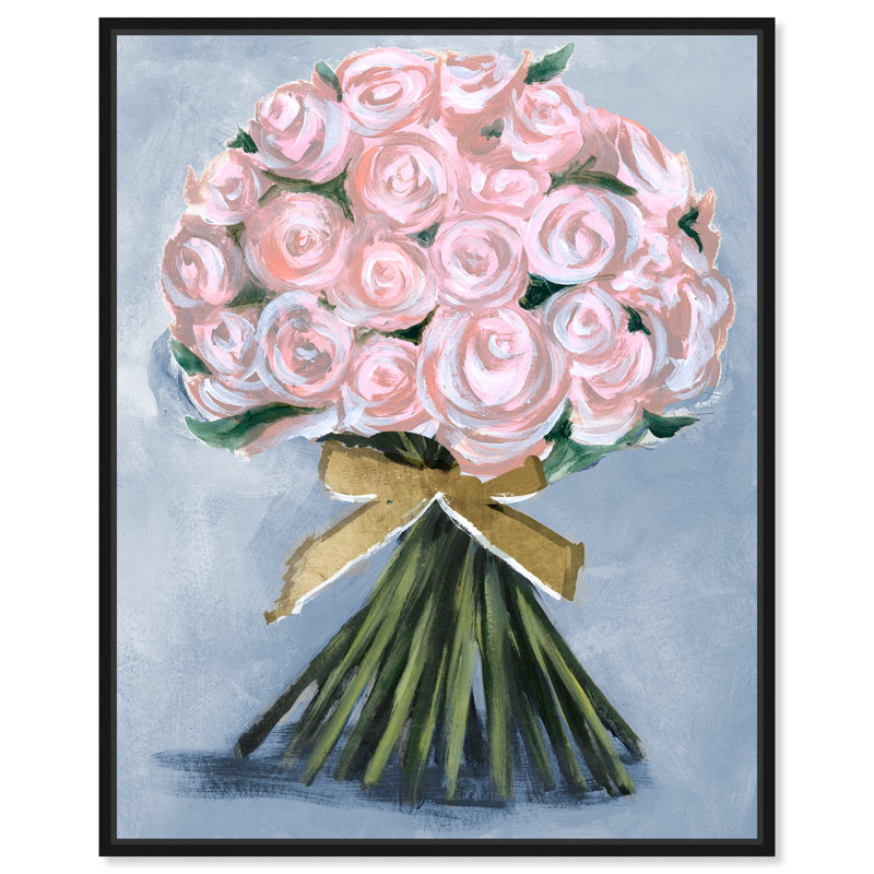 «Floral and Botanical Wonderful Spring Bouquet Florals», reproduction d'art sur toile, H 15 po x l 10 po x P 1,5 po