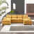 Mustard Yellow Chenille/Foam Padding