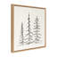 «Minimalist Evergreen Trees S croquis» par The Creative Bunch Studio, reproduction d'art sur toile encadrée-1166782796-1166782797