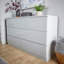 Rishin 6 Drawer  High Gloss Chest Storage Unit-1686362843