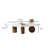 54'' Modern Coffee Table for Living Room, Stone Coffee Table with 3 Legs and Sintered Stone Tabletop-1208859714-1208859772