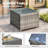 Amerissa 5 - Person Patio Conversation Set with Cushions-226467721-225723042