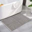 Tapis gris-beige en coton tissé à plat à la main à motif géométrique Siggers-1729140282-1647240213