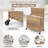 Fabric and Stainless Steel Laundry Hamper-472003999