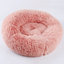 Almaguer Calming Round Donut Plush Dog Cuddler Bed-2031980353-2034641093