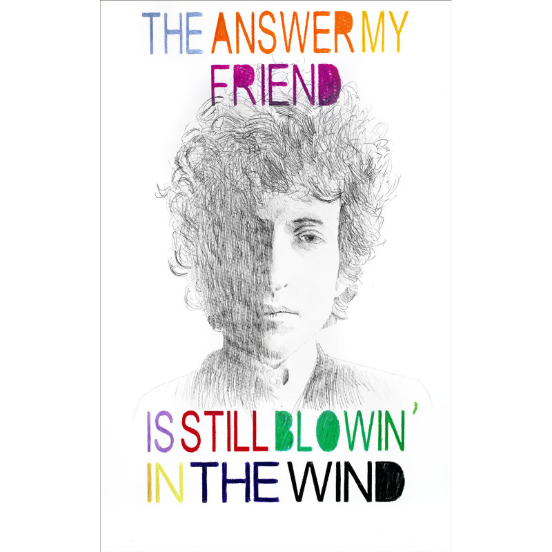 Dylan Print by Robert Robinson