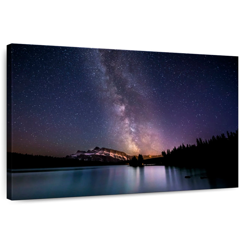 Oberle Milky Way Above Two Jack Lake, 8" H x 12" W