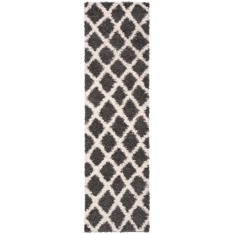 Skyleen Shag Performance Geometric Rug, Runner 2'3" x 8'