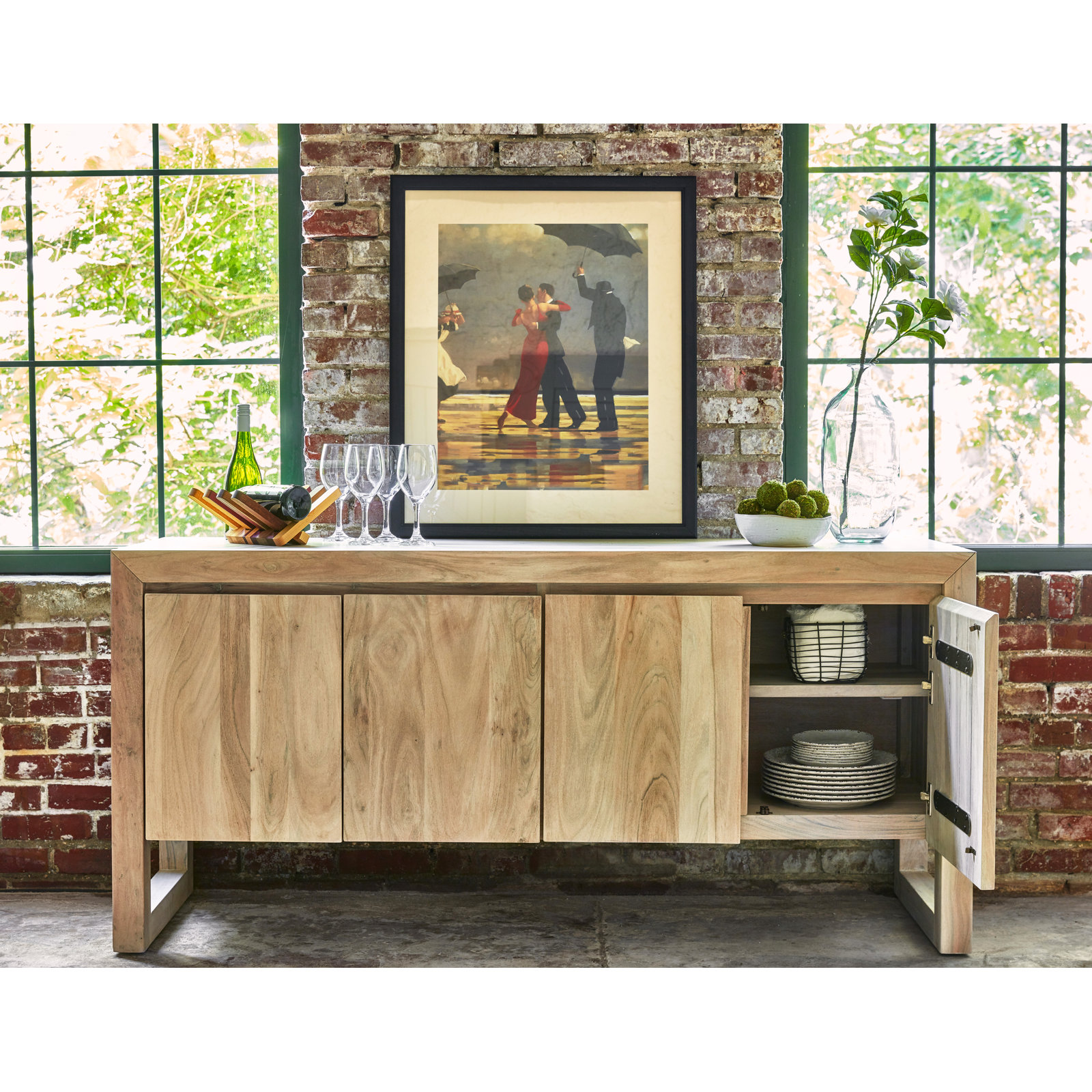 Colin Acacia Sideboard, White Wash
