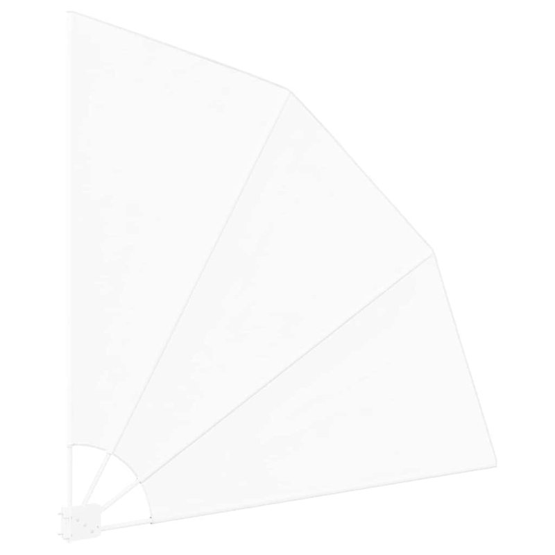 New Patio Balcony Side Awning Collapsible Garden Multi Sizes Multi Colours, 140cm H x 140cm W x 140cm D, White