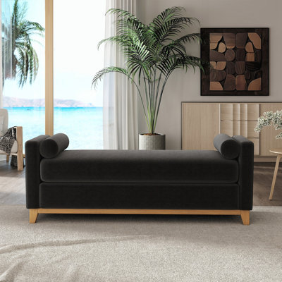 Banc rembourré 66,34 pouces