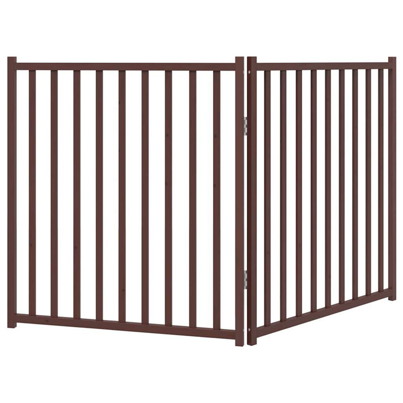 Portail pliable vidaXL, Beige, H 35,43 po x l 62,99 po x P 0,79 po