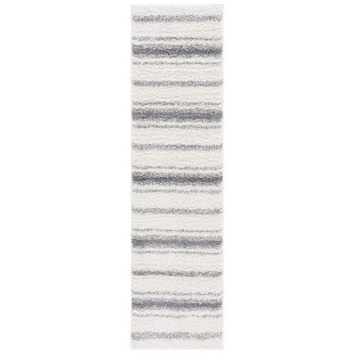Yahor Border & Stripe Shag 200 Performance Striped Rug