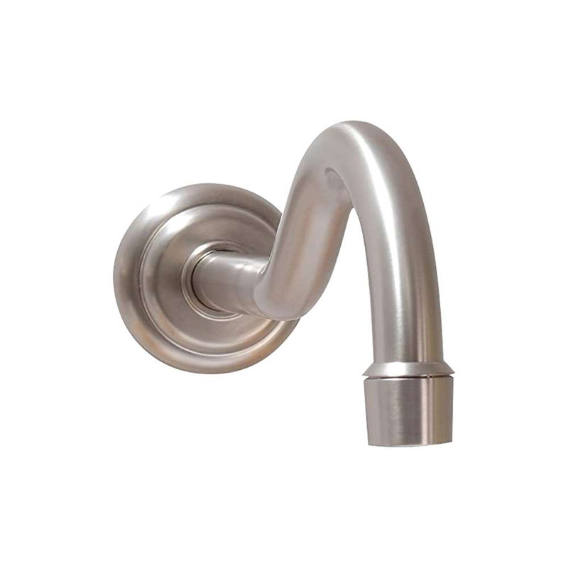 Fontana Vessel Sink and Brushed Nickel Touchless Wall Motion Sensor Faucet Set