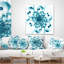 Coussin lombaire floral classique