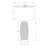 Lighting, 25"H, Table Lamp, Grey Ceramic, Shade, Modern