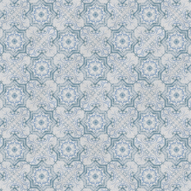 Klinker Alcazar 13" x 13" Ceramic Moroccan Wall & Floor Tile