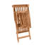 Remmington 149cm Long Reclining Teak Single Chaise
