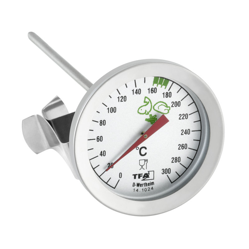 Claiborne Stainless Steel Grill Thermometer