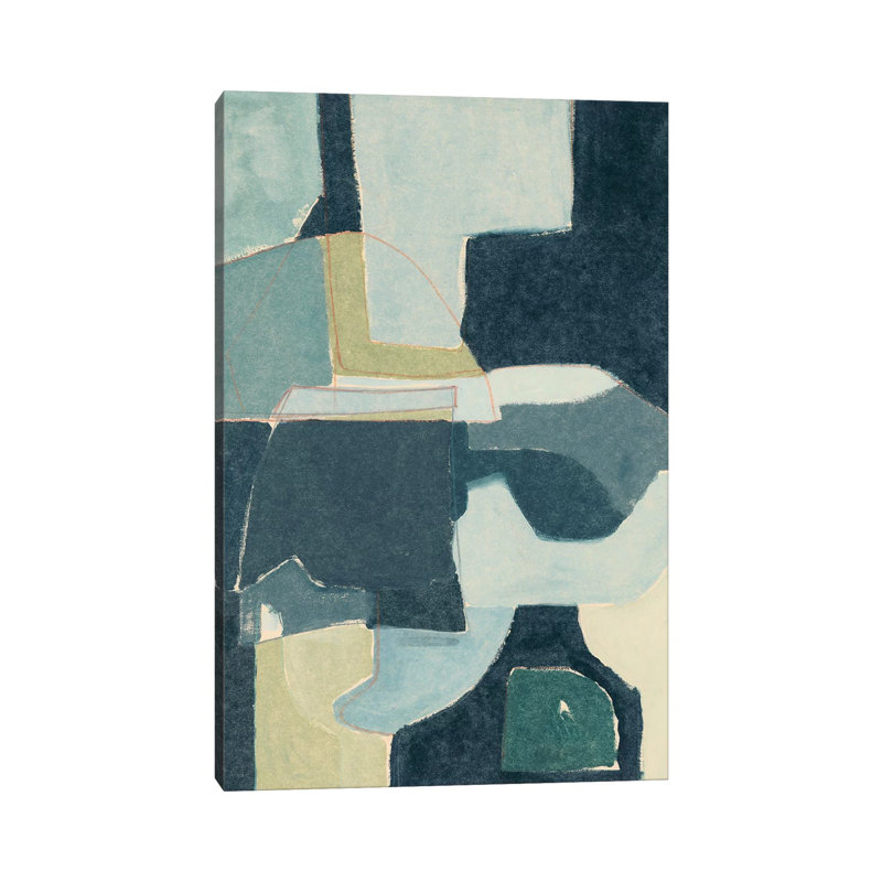 Blue Note III by Rob Delamater - Wrapped Canvas Print, 20.32 cm H x 30.48 cm W