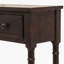 Console Console avec deux tiroirs de rangement et une tablette inférieure pour le salon et le vestibule (espresso)-1714822912