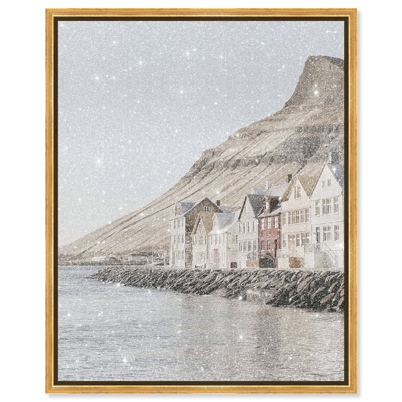 Coastal Homes I by Oliver Gal, Gold Floater Frame, 17"H x 21"W