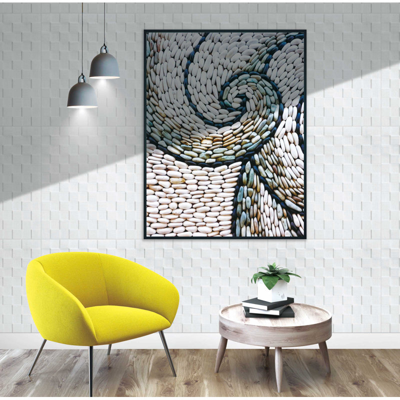 Panneau mural en vinyle auto-adhésif 28 "x 28" Falkirk Jura II, Blanc cassé
